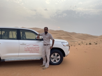 Qasr Al Sarab Desert Resort by Anantara - Activities - Car Desert Tour - 02 - Saleem