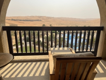 Qasr Al Sarab Desert Resort by Anantara - Deluxe Room with Balcony - View from the Balcony - 04